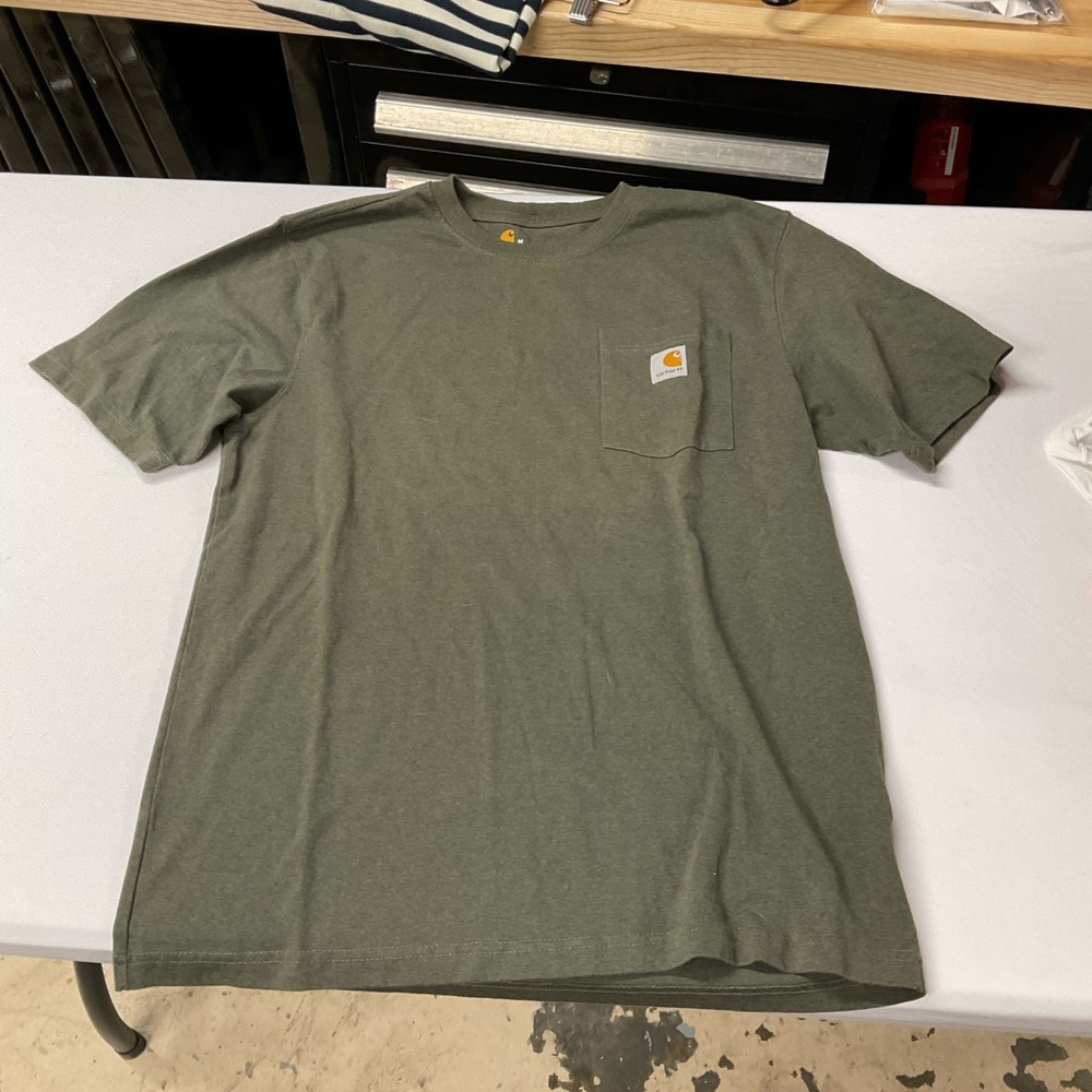 Carhartt Men's Green Pocket T-Shirt